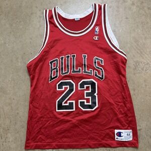 Vintage Chicago Bulls Jersey Mens XL Red NBA Basketball Michael Jordan 23 90s